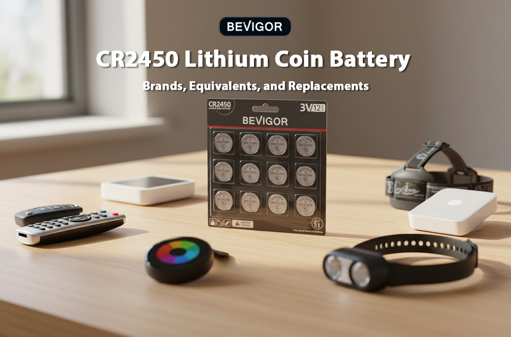 CR2450 Lithium Coin Battery and some electronic devices