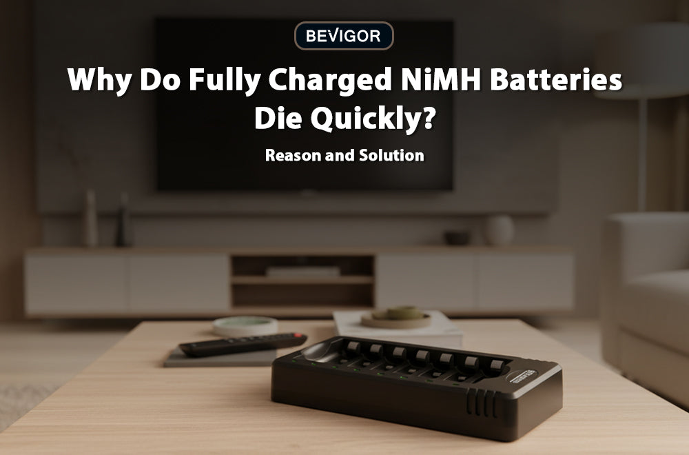 Why Do Fully Charged NiMH Batteries Die Quickly? Reason and Solution