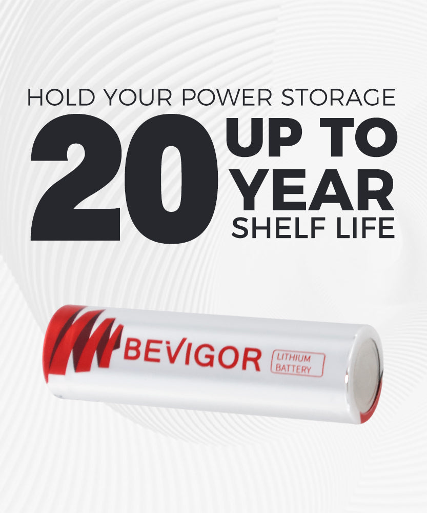 aa lithium batteries have 20 shelf life