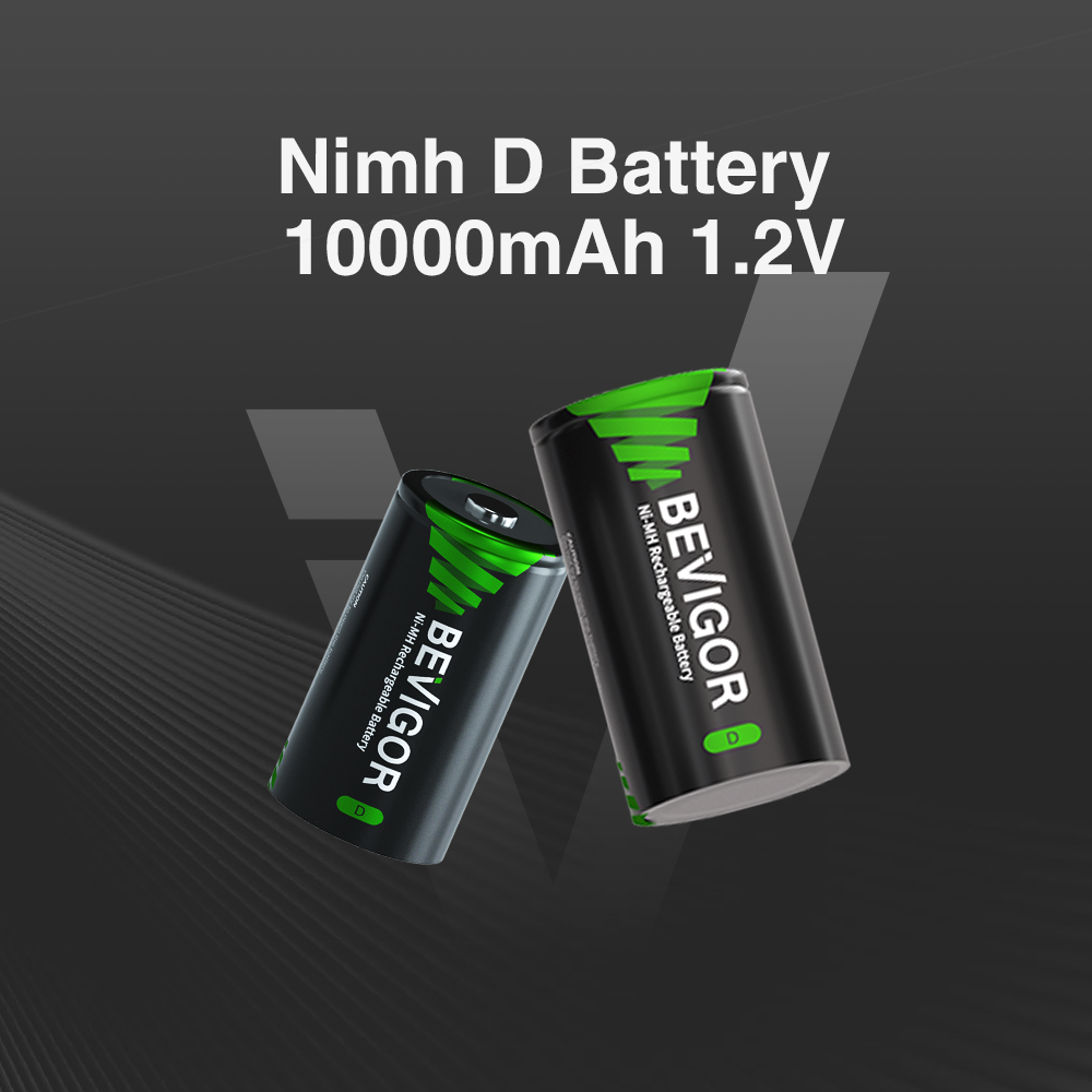 nimh rechargeable d battery 10000mAh 1.2v