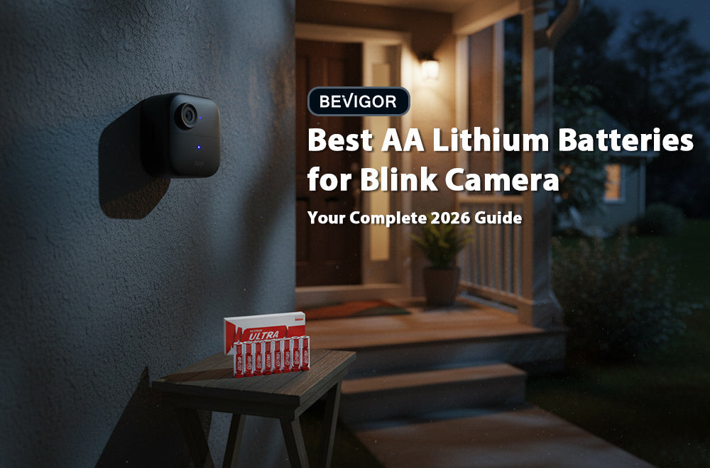 bulk AA Lithium Batteries and a Blink Camera
