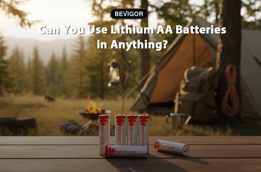 a pack of Lithium AA Batteries