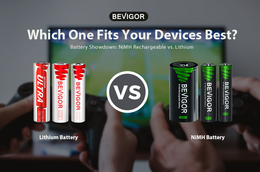 NiMH Rechargeable vs. Lithium