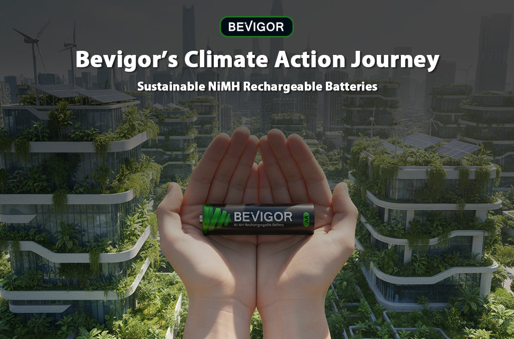 How Bevigor Supports Climate Action with NiMH Rechargeable Batteries
