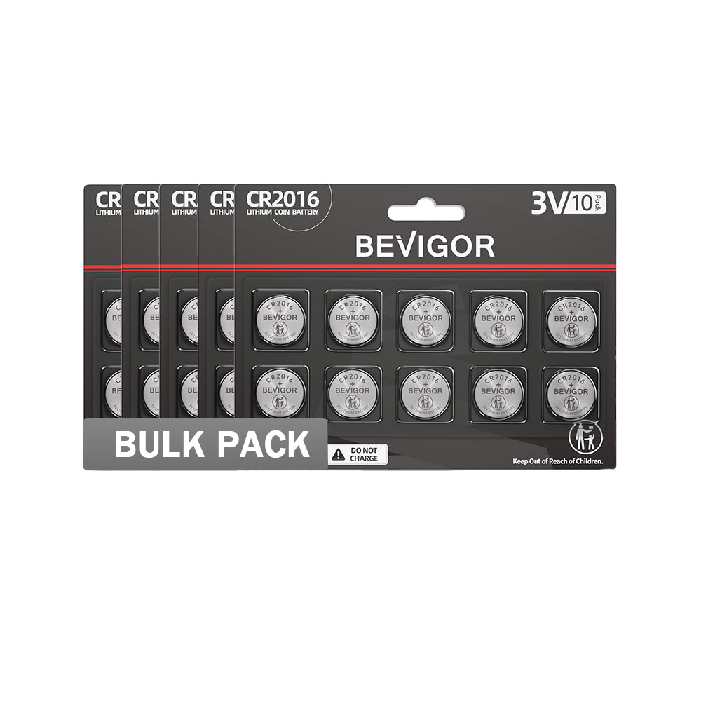 BEVIGOR High Capacity CR2016 Battery