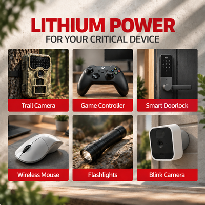 AA Lithium Battery for Blink Camera and Trail Camera