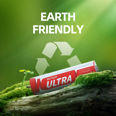 3500 mAh AA Lithium Battery Earth Friendly