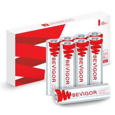 3000mAh AA Lithium Iron Batteries Long Lasting