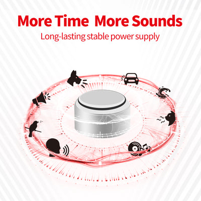 More Time More Sounds
Long-lasting stable power supply