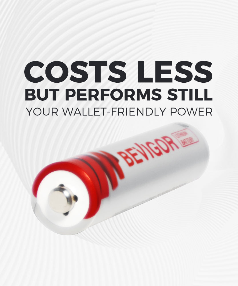 bevigor lithium aa batteries cost less but performs still