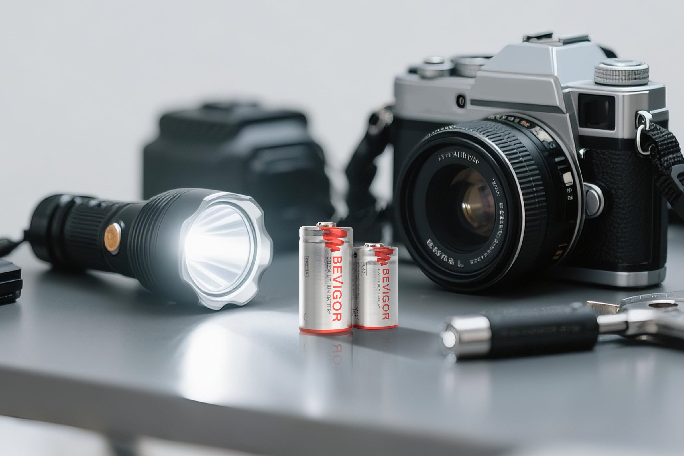 bevigor cr123a flashlight battery