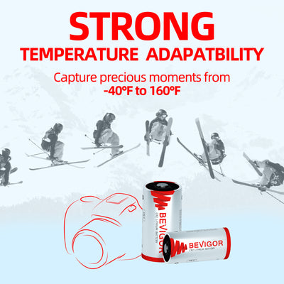 BEVIGOR CR2 3v Lithium Battery Wide Temperature Range