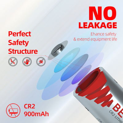 BEVIGOR CR2 3v Lithium Battery Prevent Leakage and Ensure Safe Operation
