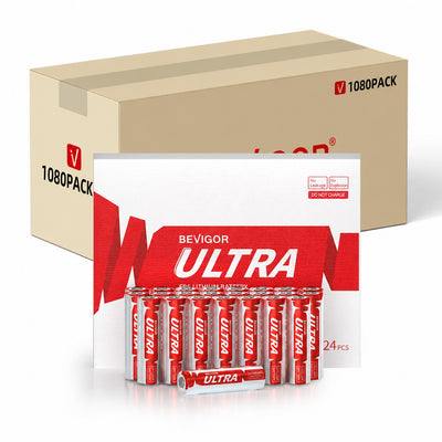 3500mAh Ultra AA Lithium Batteries Bulk Pack