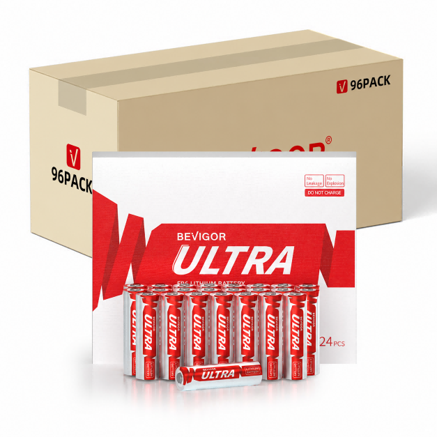 3500mAh Ultra AA Lithium Batteries Bulk Pack