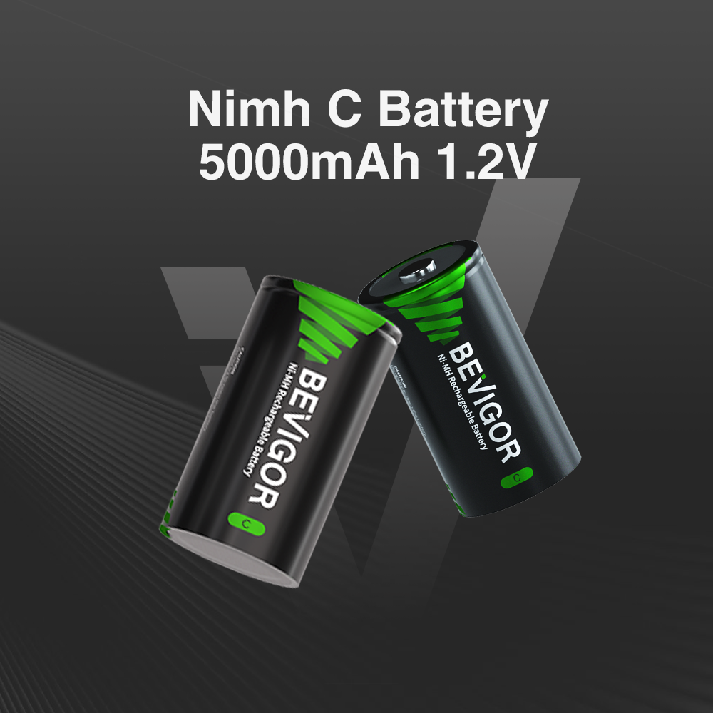 nimh rechargeable c battery 5000mAh 1.2v